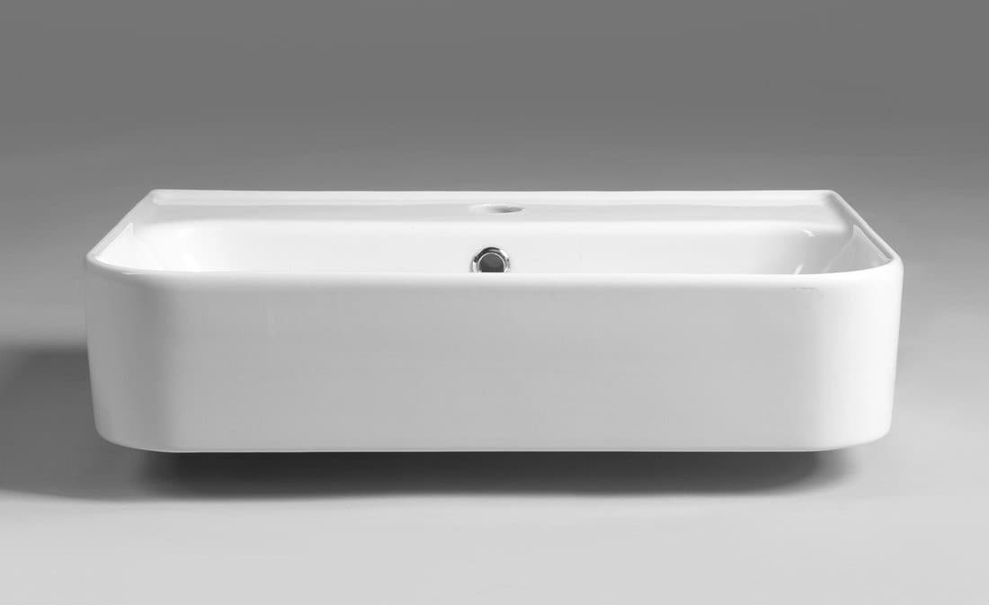 SISTEMA U umywalka ceramiczna 55x38 cm, biała