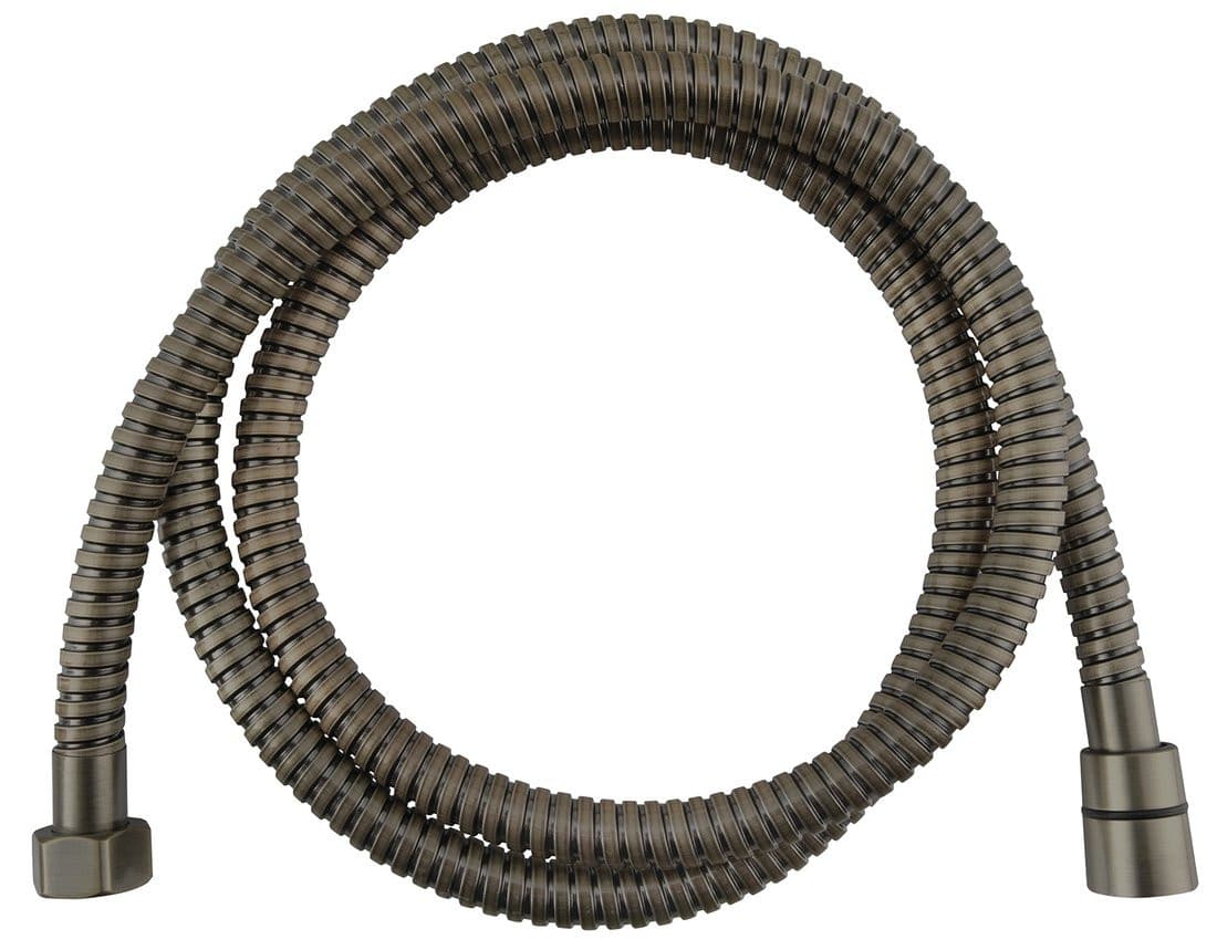 POWERFLEX wąż prysznicowy metalowy 150cm, ciemny brązowy