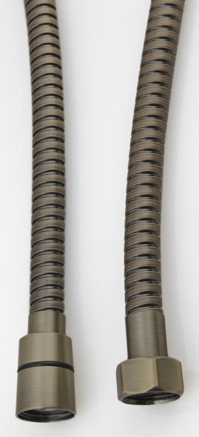 POWERFLEX wąż prysznicowy metalowy 150cm, ciemny brązowy