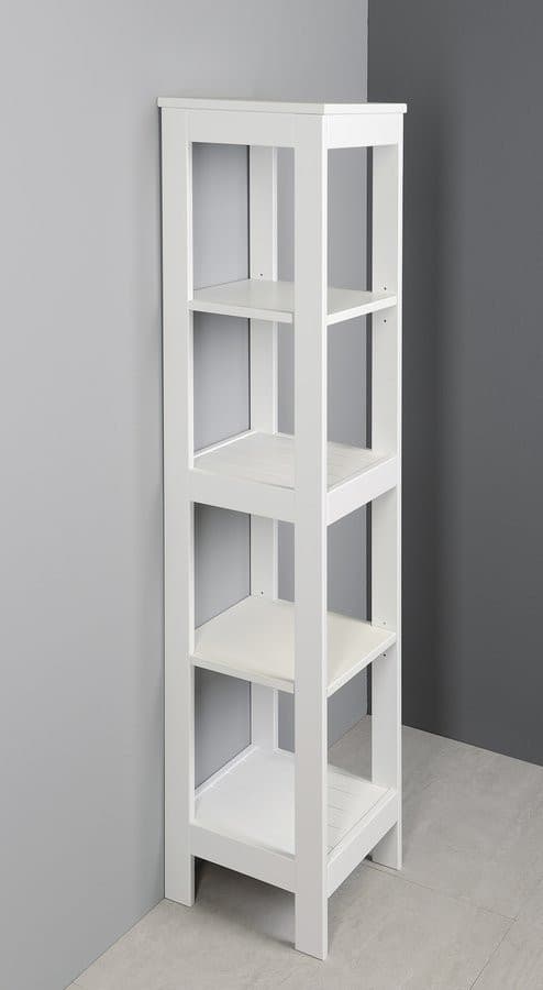 Regał wysoki ETIDE 36x152x36 cm biały mat MDF/laminat
