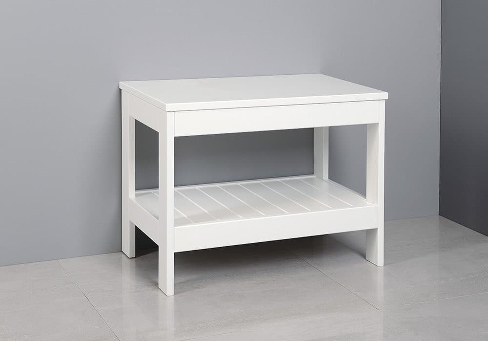 Regał niski ETIDE 61x45x36 cm biały mat MDF