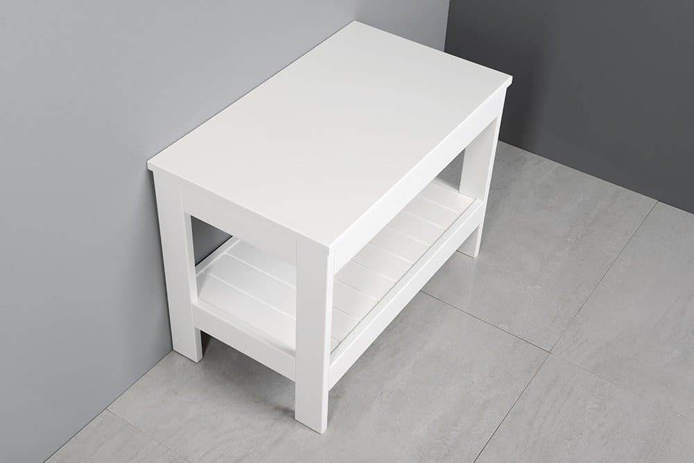 Regał niski ETIDE 61x45x36 cm biały mat MDF
