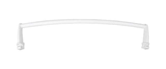 Wieszak na ręczniki na grzejnik, 33cm, obły, biały