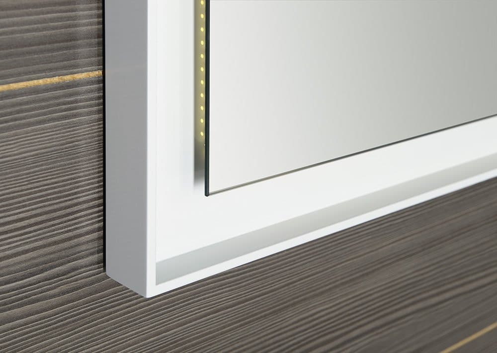 FLUT Lustro z podświetleniem LED 600x800mm, białe
