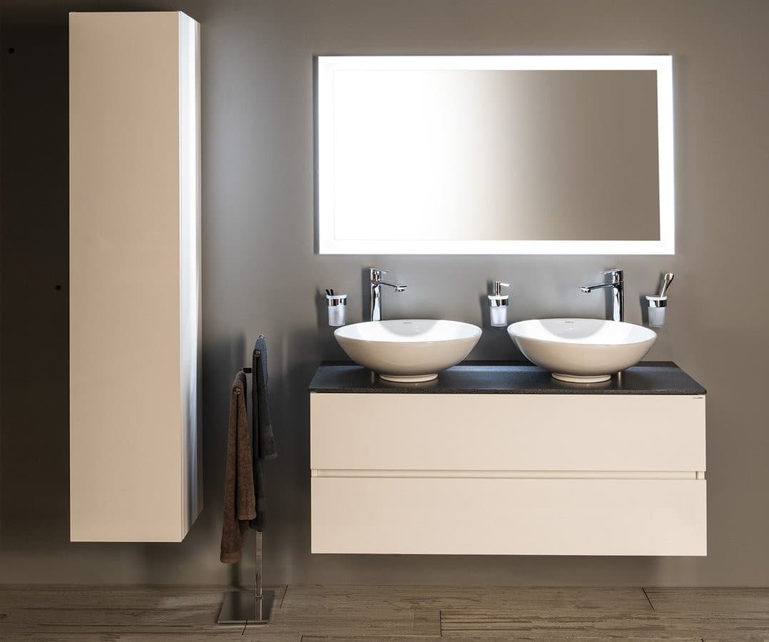 FLUT Lustro z podświetleniem LED 1200x700mm, białe