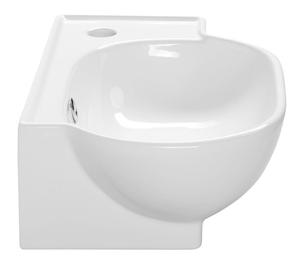 YUMO umywalka ceramiczna SMALL 45x28 cm, biała