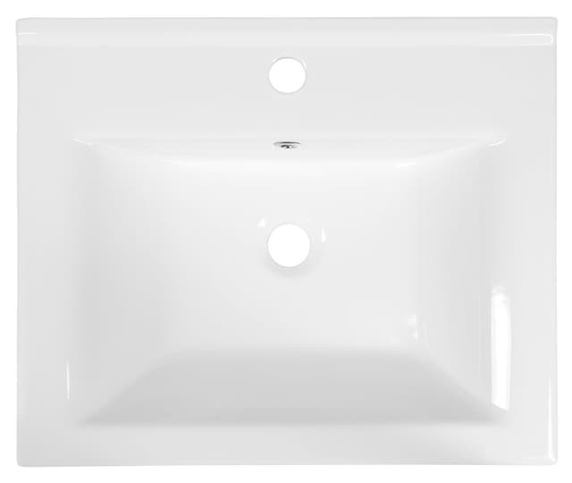ZUNO 55 umywalka meblowa prostokątna 55x45 cm, biała