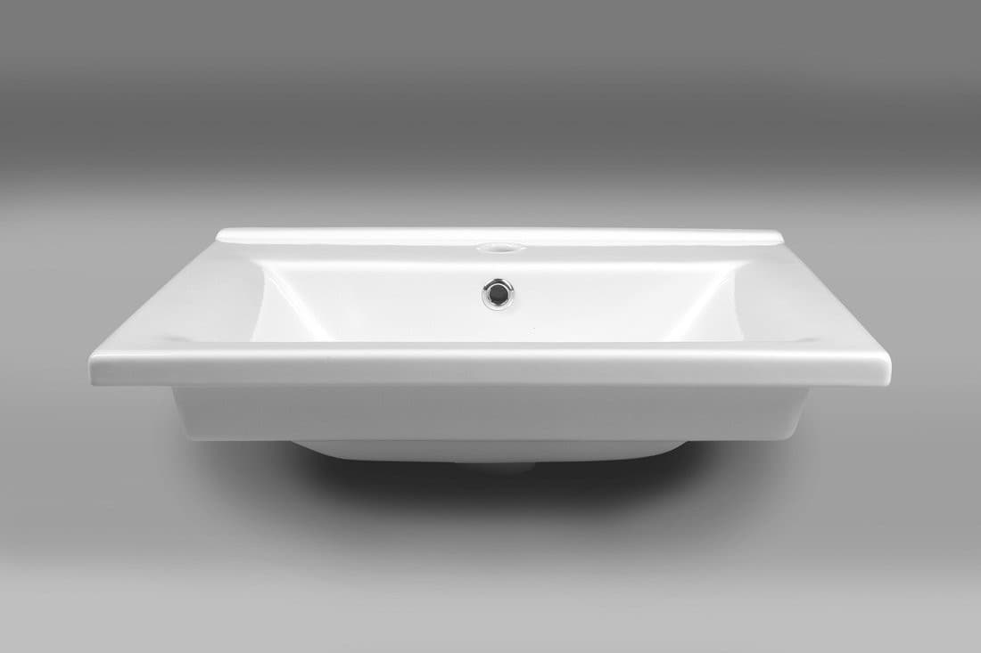 ZUNO 55 umywalka meblowa prostokątna 55x45 cm, biała
