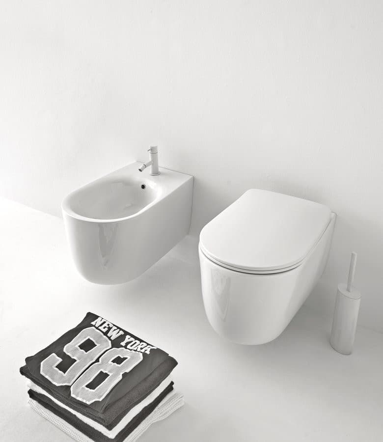 NOLITA deska WC SLIM z systemem Soft Close, biała