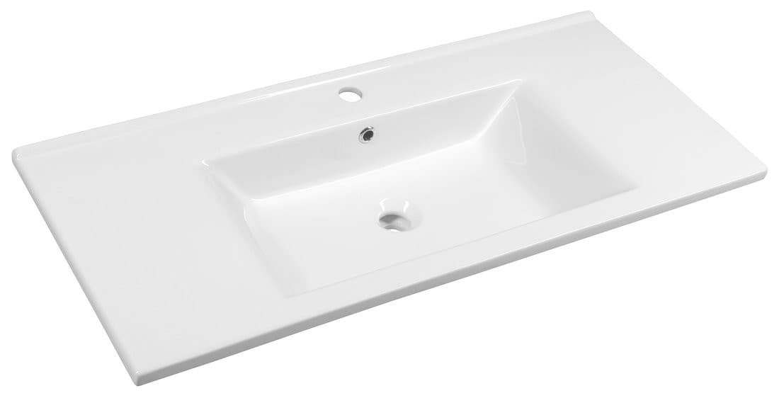 ZUNO 100 umywalka meblowa prostokątna 100x45cm, biała