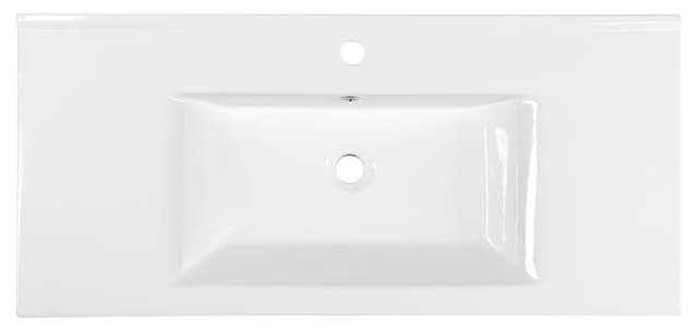 ZUNO 100 umywalka meblowa prostokątna 100x45cm, biała