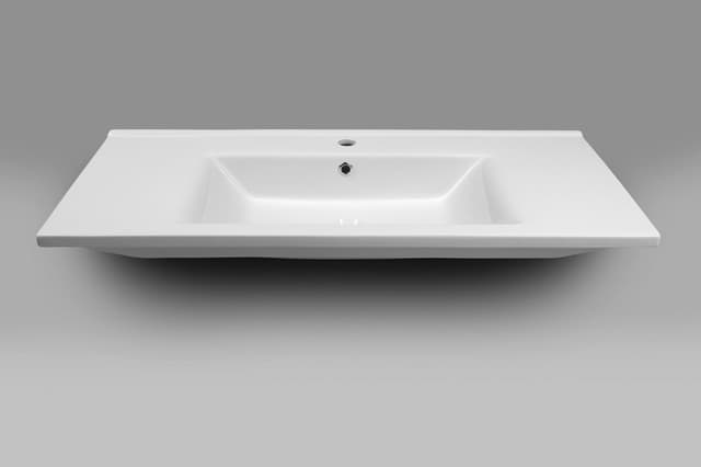 ZUNO 100 umywalka meblowa prostokątna 100x45cm, biała
