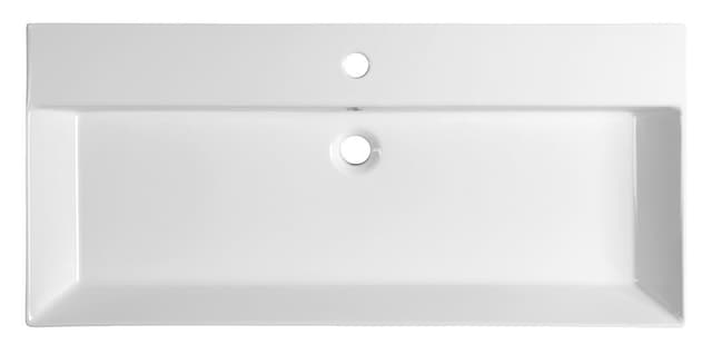 KARE 100 umywalka meblowa prostokątna 98x46cm, biała