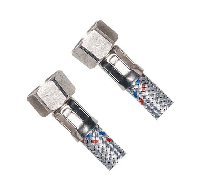 Wąż przyłączeniowy nierdzewny FxF 1/2"x1/2", 30cm