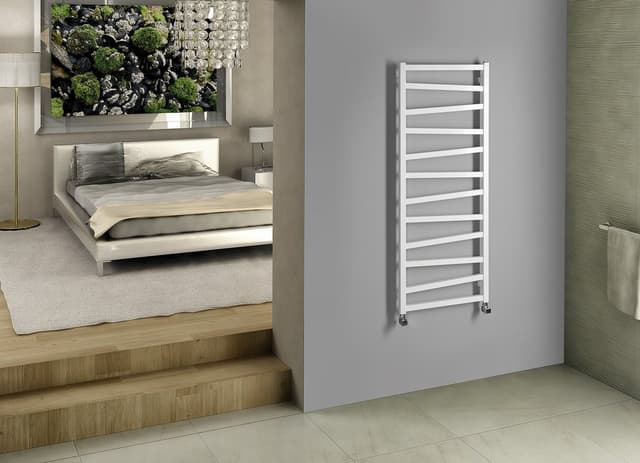 ZIG grzejnik 500x1334 mm, biały stalowy o designie nowoczesnym