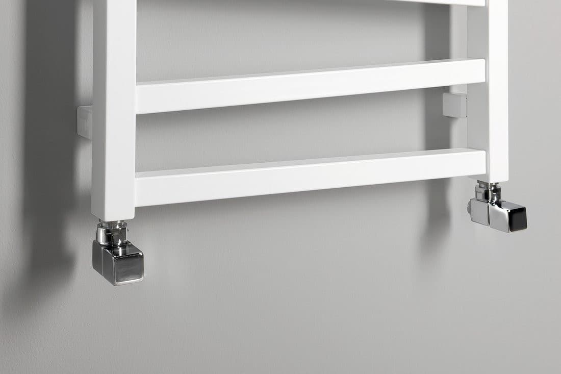 ZIG grzejnik 500x1334 mm, biały stalowy o designie nowoczesnym