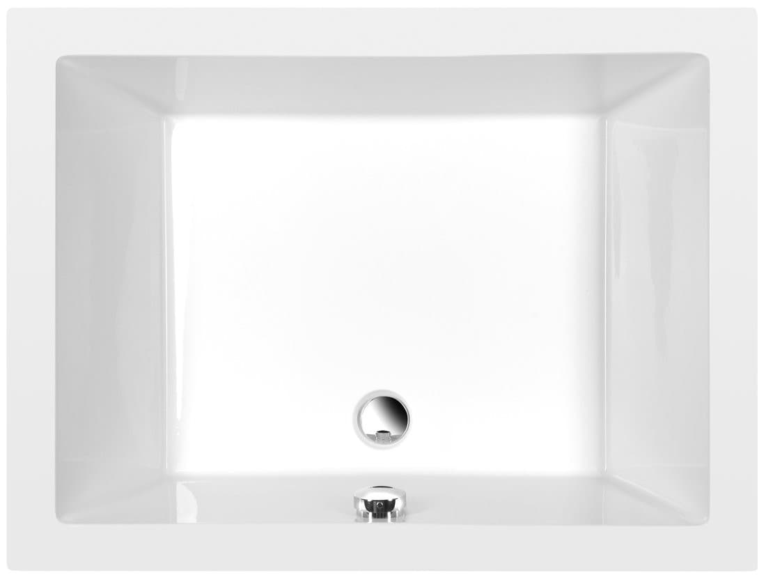 DEEP brodzik prysznicowy akrylowy, 100x75x26 cm, biały