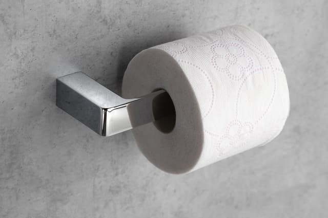PIRENEI wieszak na papier toaletowy bez klapki, chromowany