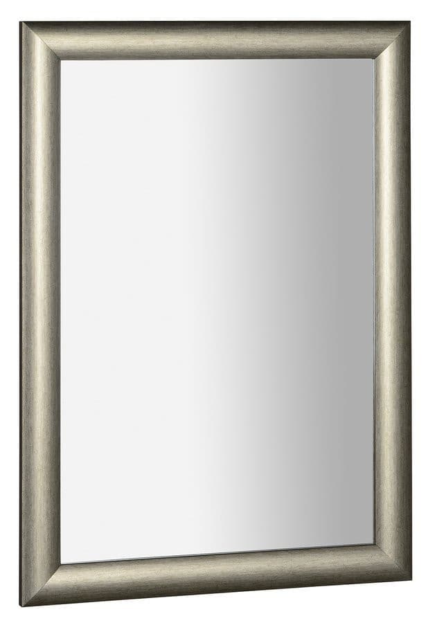 Lustro VALERIA w drewnianej ramie 580x780mm, platyna