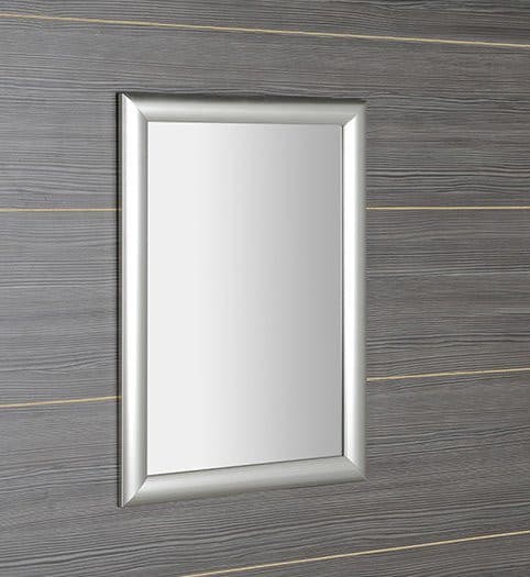 ESTA lustro prostokątne w drewnianej ramie 580x780mm, srebrne
