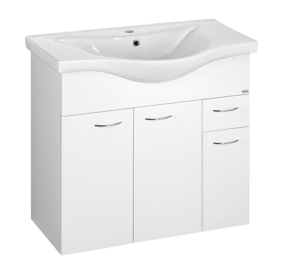 KERAMIA FRESH szafka umywalkowa, 74,5x74x34,7cm, biała