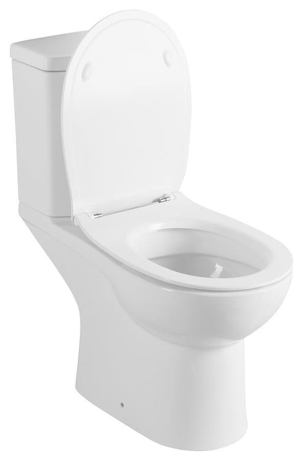 KAIRO kompakt WC, z odpływem poziomym, biały