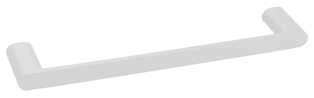 FLORI wieszak na ręcznik, biały mat, 400x70mm