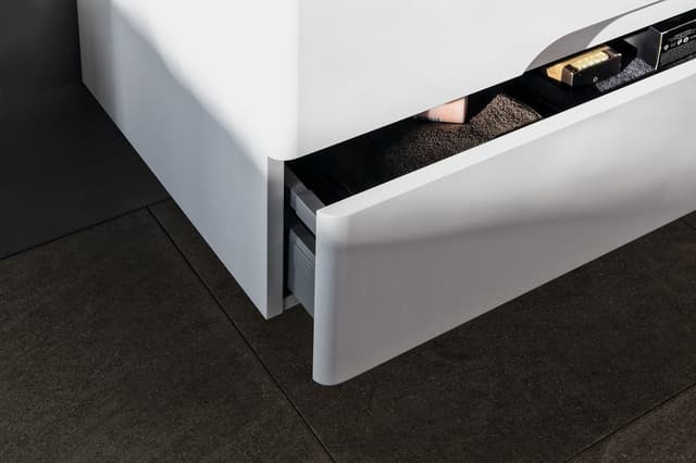 MEDIENA szafka umywalkowa 117x51x48,5cm, biały mat z szufladami