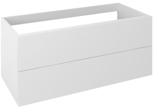 TREOS szafka z szufladami 110x53x50,5 cm, biała matowa