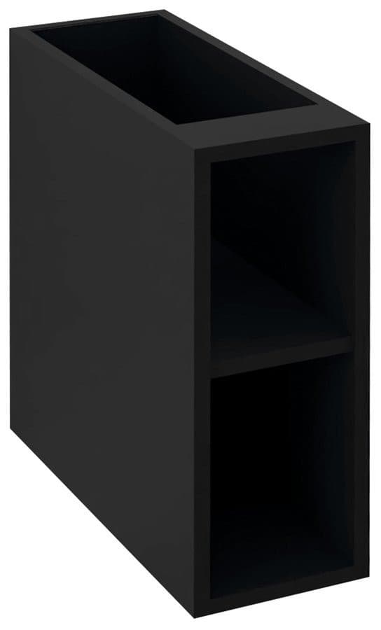 TREOS wisząca szafka dolna 20x53x50,5cm, czarny mat