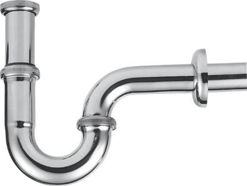 Syfon umywalkowy 5/4", odpływ 32 mm, chrom