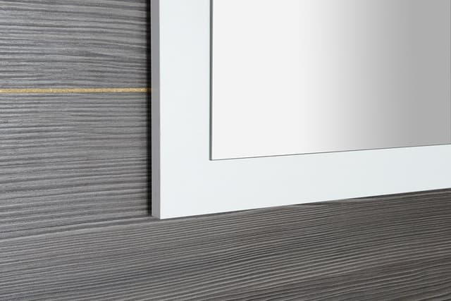 TREOS lustro w ramie prostokątne 1100x500 mm, biały mat