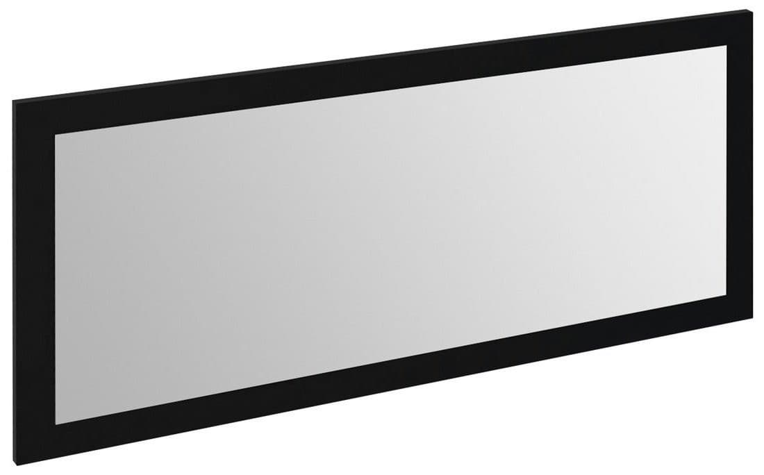 TREOS lustro w ramie prostokątne 1100x500 mm, czarny mat