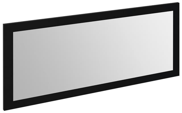 TREOS lustro w ramie prostokątne 1100x500 mm, czarny mat