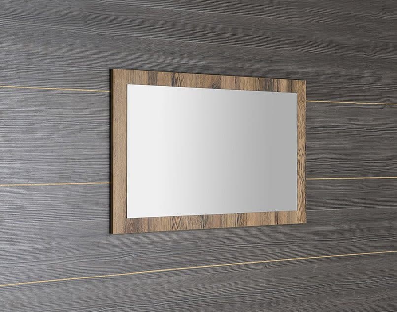 TREOS lustro w ramie prostokątne 1100x500mm, dekor dąb Collingwood
