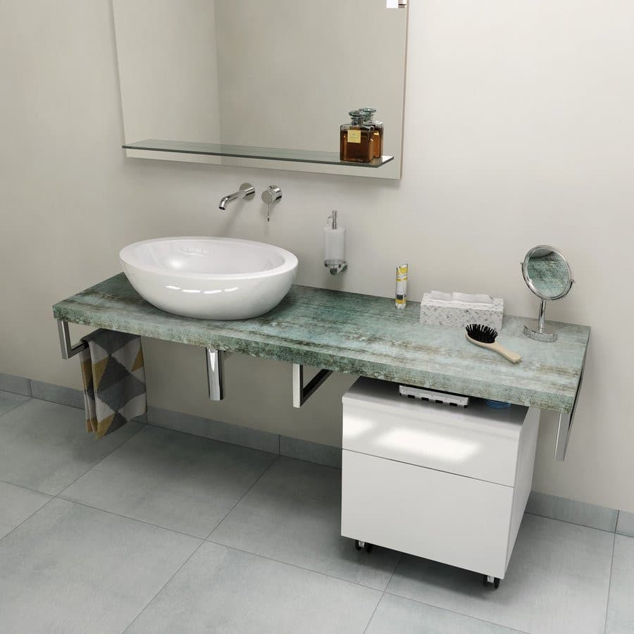 AVICE blat 120x49,5cm, Aquamarine
