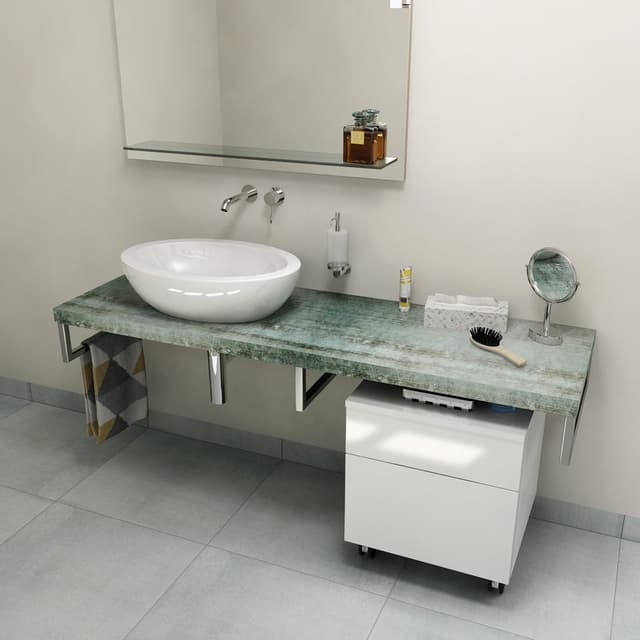 AVICE blat 120x49,5cm, Aquamarine