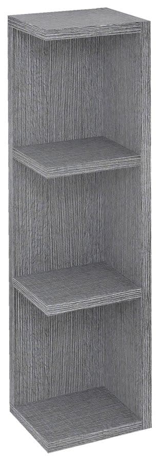 RIWA regał, 20x70x15cm, lewa/prawa, dąb srebrny
