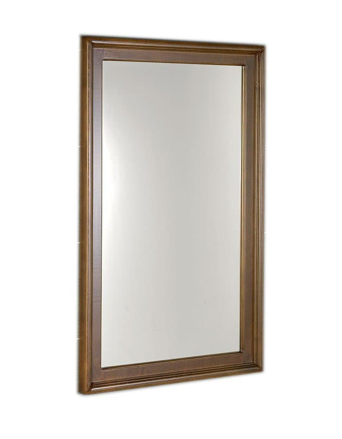 RETRO lustro w drewnianej ramie 700x1150mm, buk