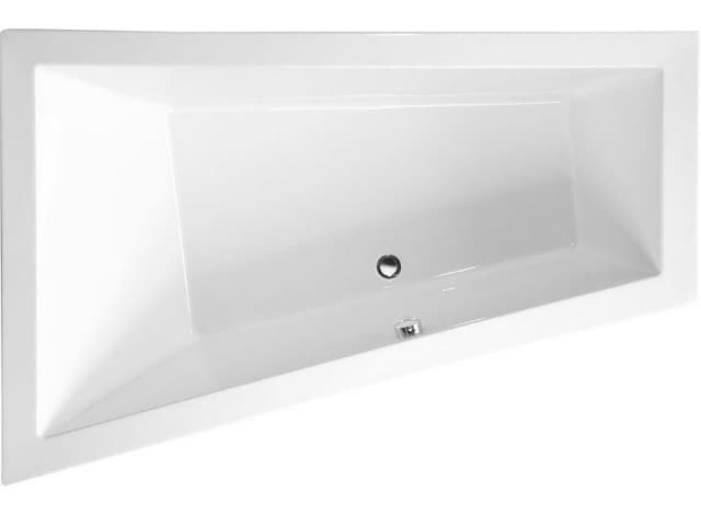 TRIANGL L SLIM wanna asymetryczna 180x120x50cm, akryl biały