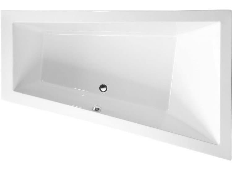 TRIANGL R SLIM wanna asymetryczna 180x120x50 cm, akryl biała