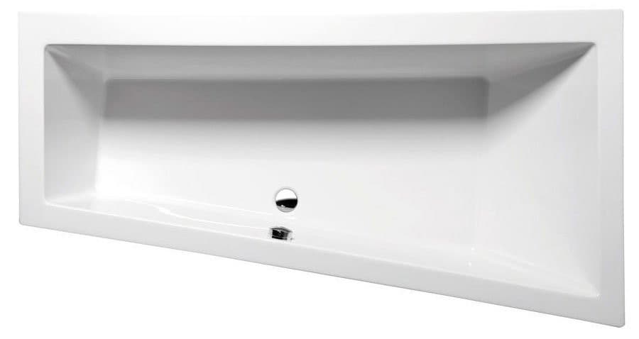 Wanna asymetryczna ANDRA R SLIM 170x90x45 cm, akryl biała