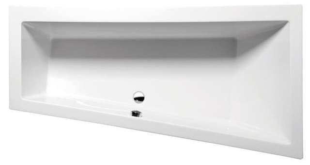 Wanna asymetryczna ANDRA R SLIM 170x90x45 cm, akryl biała