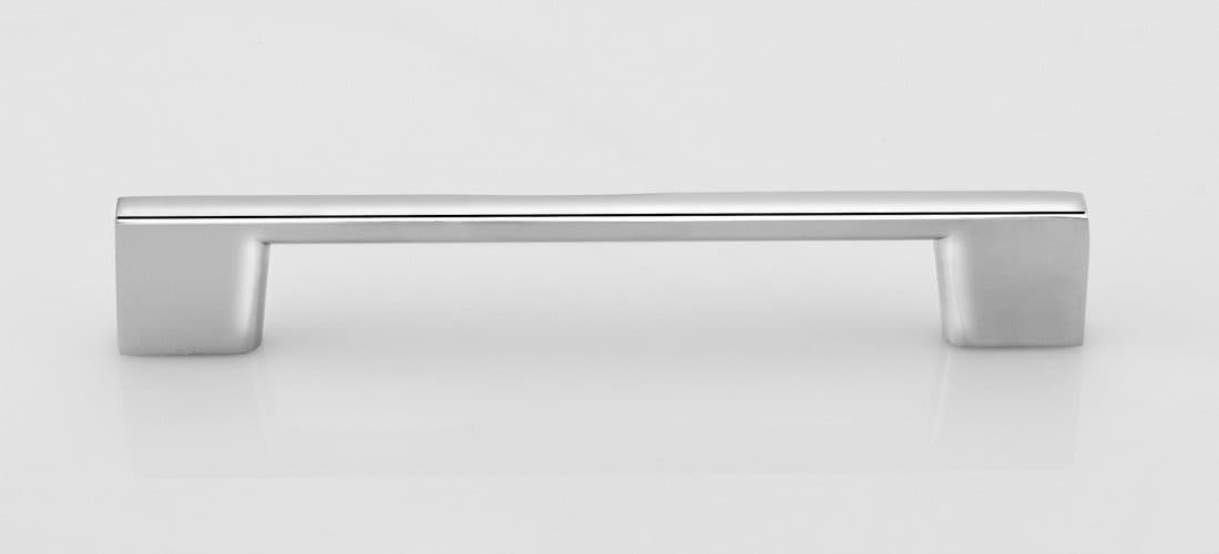 KILI uchwyt metalowy, chrom, rozstaw 128 mm (156 mm)
