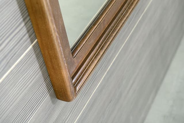 RETRO lustro w drewnianej ramie 700x1150mm, buk