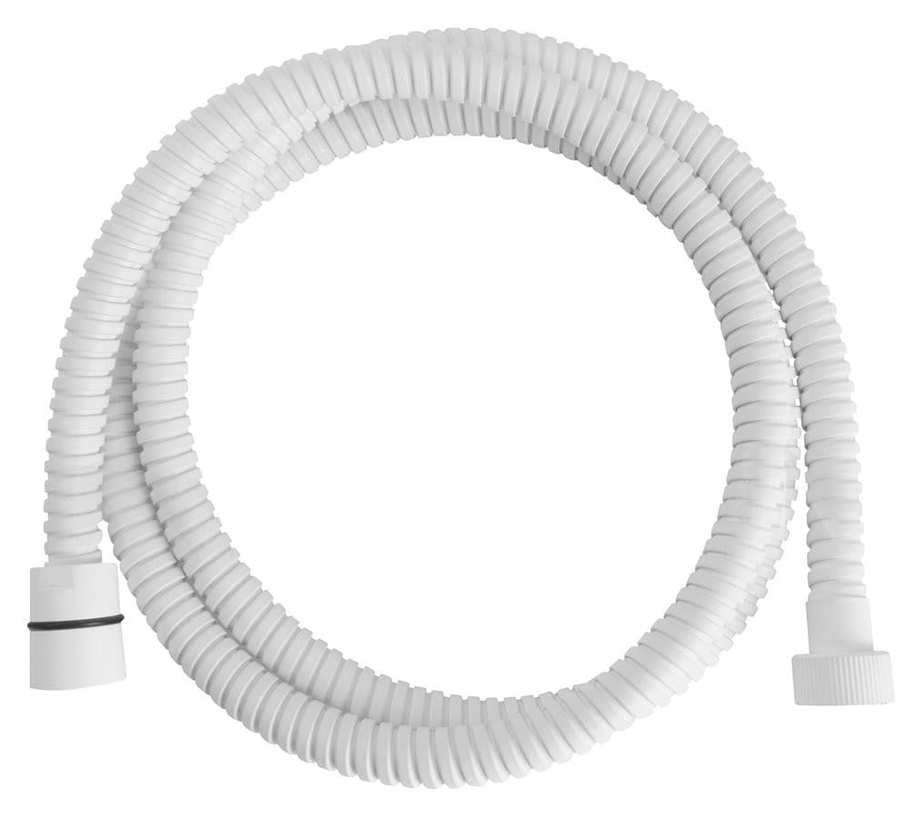 POWERFLEX wąż prysznicowy metalowy, 150 cm, matowy biały