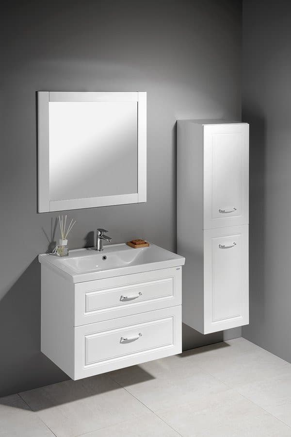 FAVOLO szafka umywalkowa 76,5x60x44,6 cm, biały mat