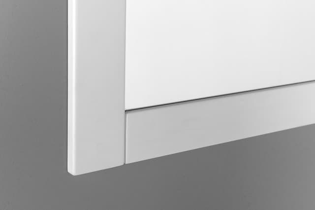 FAVOLO lustro prostokątne w ramie 60x80 cm, biały mat