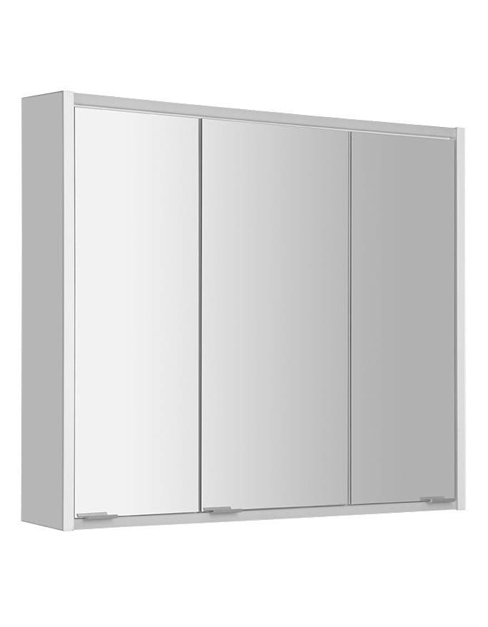 Szafka łazienkowa BATU z lustrem i oświetleniem LED 80x71x15cm, biały
