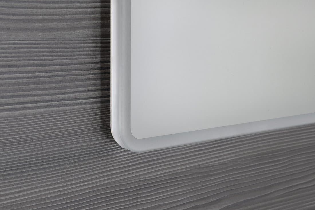 PIRI prostokątne lustro z oświetleniem LED 60x80 cm